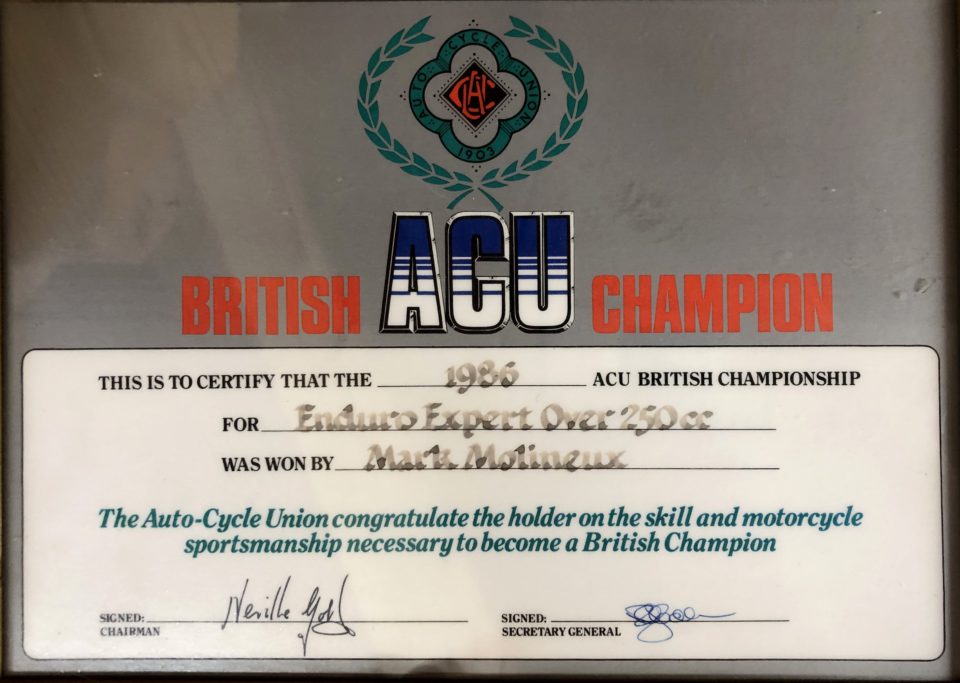 ACU Chamapion 1986