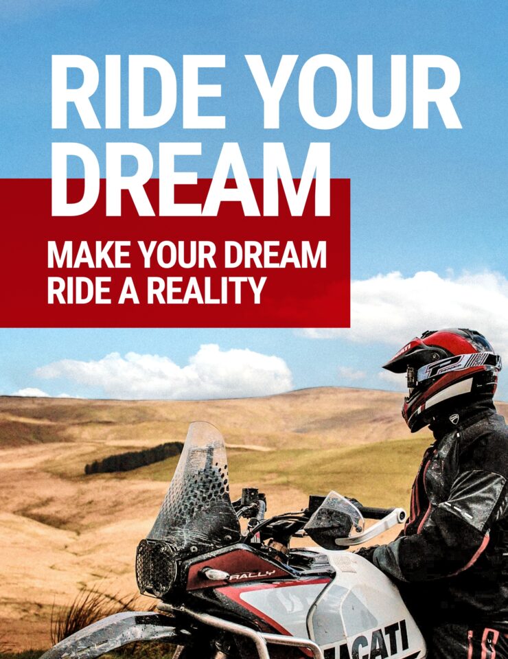 Ride your dream banner mobile
